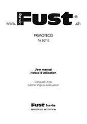 FUST PRIMOTECQ TA 507 E User Manual