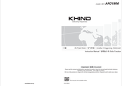 KHIND AFO1800 Instruction Manual
