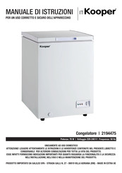 Kooper 2194475 User Instructions
