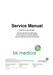 BK Medical Flex Focus 400 Service Manual