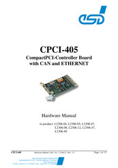 ESD CPCI-405 Hardware Manual