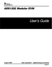 Texas Instruments ADS1202 User Manual