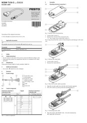 Festo NEBM-T1G8-E -S1G15 Series Assembly Instructions