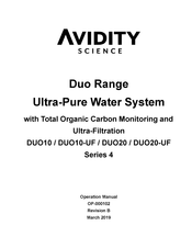 Avidity Science DUO20 Operation Manual