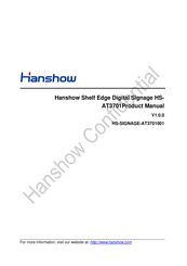 hanshow HS-AT3701 Product Manual