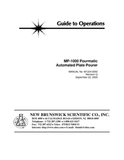 NEW BRUNSWICK SCIENTIFIC MP-1000 Pourmatic Manual To Operations
