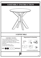 Furn Mill X COFFEE TABLE Assembly Instructions