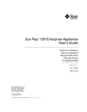 Sun Microsystems Sun Ray 150 User Manual