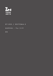 Zane arts OKITOMA-2 Manuals | ManualsLib