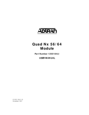 ADTRAN 1200184L1 User Manual