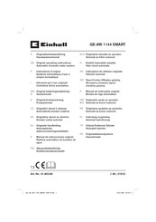 EINHELL GE-AW 1144 SMART Original Operating Instructions