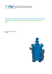 Filtration Group R5-3 Translation Of The Original Instructions