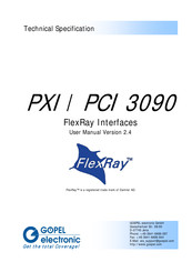 Gopel Electronic PCI 3090 User Manual