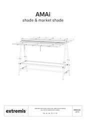 Extremis AMAi market shade Assembly Instructions Manual