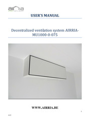 airria MU1000-0-075 User Manual
