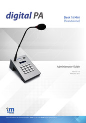 TM Stagetec Systems digital PA Administrator's Manual