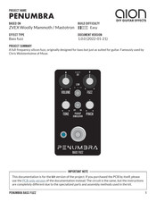 alon PENUMBRA Manual