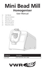 VWR Homogeniser User Manual