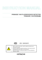 Hitachi PRIMAIDE 1440 Instruction Manual
