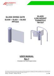 Automatic Systems SL932 User Manual
