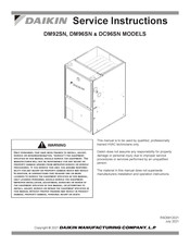 Daikin DC96SN Service Instructions Manual