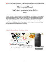 MiiCraft Advance Series Maintenance Manual