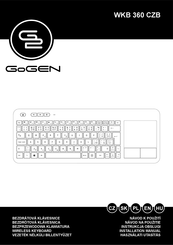 Gogen WKB 360 CZB Quick Start Manual