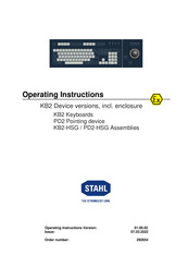 Stahl PD2 Operating Instructions Manual