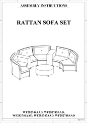 Rattan WF282744AAD Assembly Instructions Manual