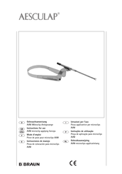 B. Braun AESCULAP AVM Instructions For Use Manual
