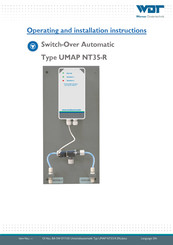 WDT UMAP NT35-R Operating And Installation Instructions