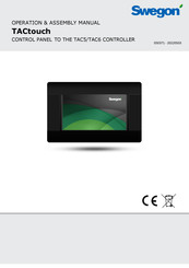 Swegon TACtouch Operation And Assembly Manual