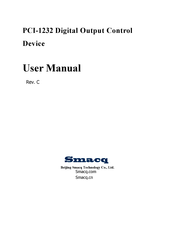 Smacq technologies PCI-1232 Manuals | ManualsLib