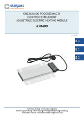 Stalgast 430400 Instruction Manual