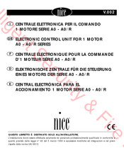 Nice A0/R Series Manual