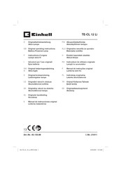 EINHELL TE-CL 12 Li Original Operating Instructions