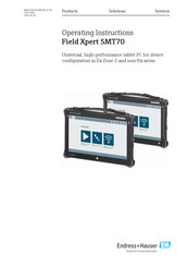 Endress+Hauser Field Xpert SMT70 Operating Instructions Manual