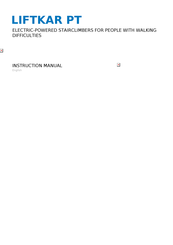 Liftkar PT S 160 Instruction Manual