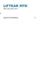 Liftkar MTK 310-B Instruction Manual