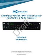 Broadata LinkBridge LBS-88H2Q User Manual
