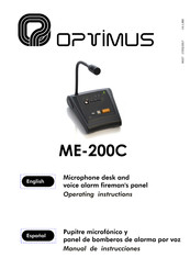 Opvimus ME-200C Operating Instructions Manual