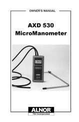 TSI Instruments ALNOR AXD 530 Owner's Manual