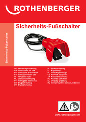 Rothenberger 56335 Instructions For Use Manual