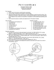 Potterybarn Cheswick Assembly Instructions