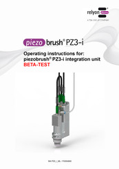 TDK relyon plasma piezo brush PZ3-i Operating Instructions Manual