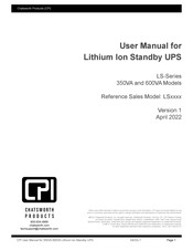 CPI LS350A User Manual