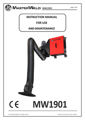 Masterweld MW1901 T Instruction Manual