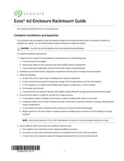 Seagate Exos 4U Manual