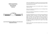 Lehner Versand ZHQ2566-RMLED-W Instruction Manual
