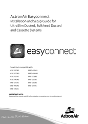 ActronAir easyconnect BRE-035BS Installation And Setup Manual